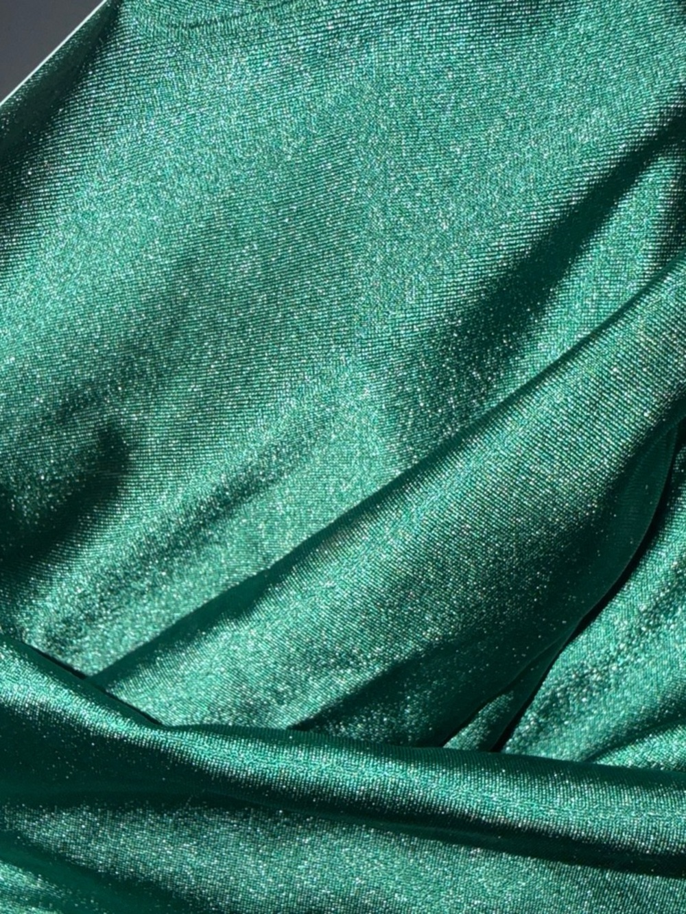 Fashion Nova Emerald Green Maxi Dress with Thigh Slit - Picture 7 of 7